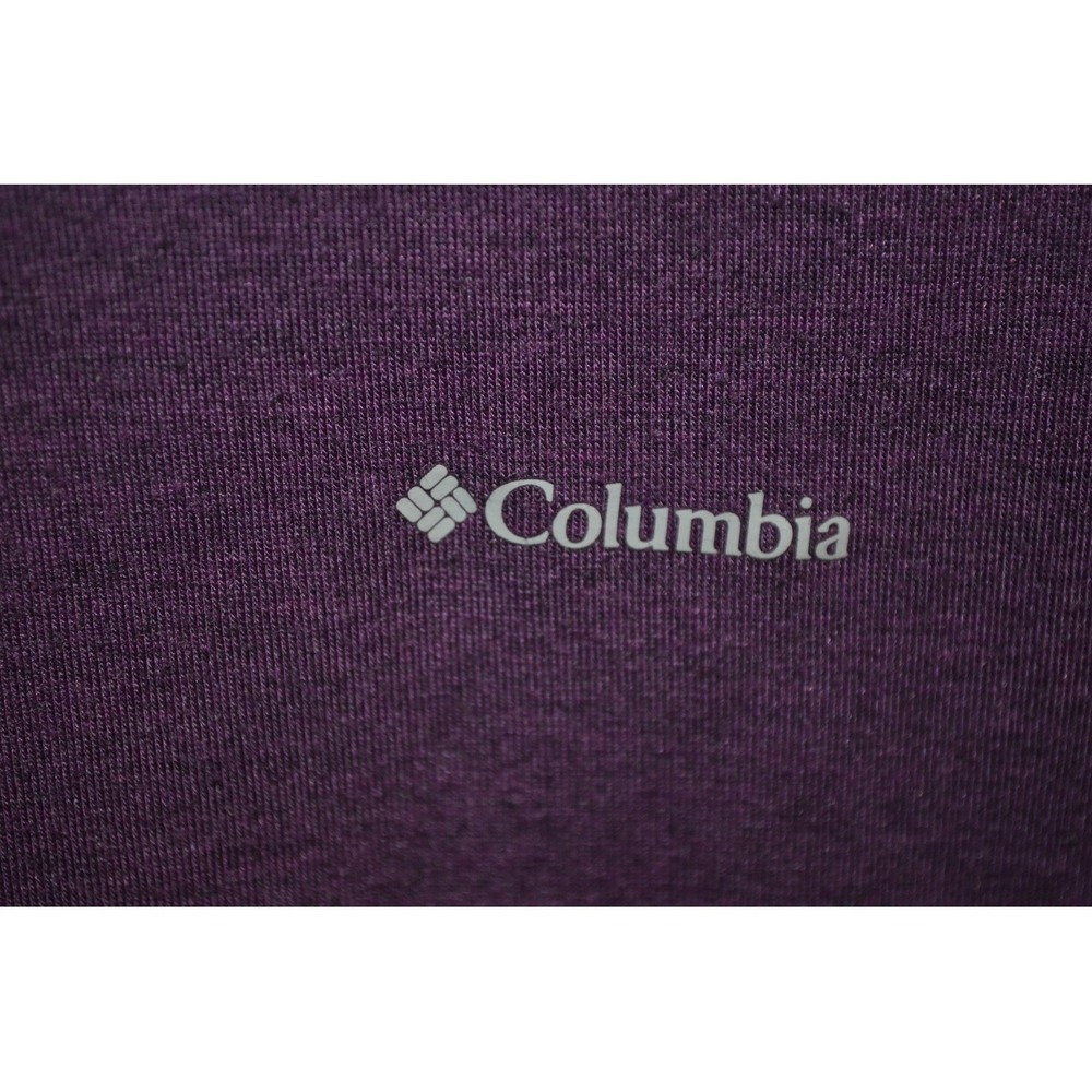 columbia purple medium long sleeve sports wear long sleeve